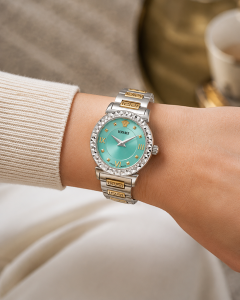 Versace Versace VEGFA0425 Mini Vanity dames horloge 27 mm