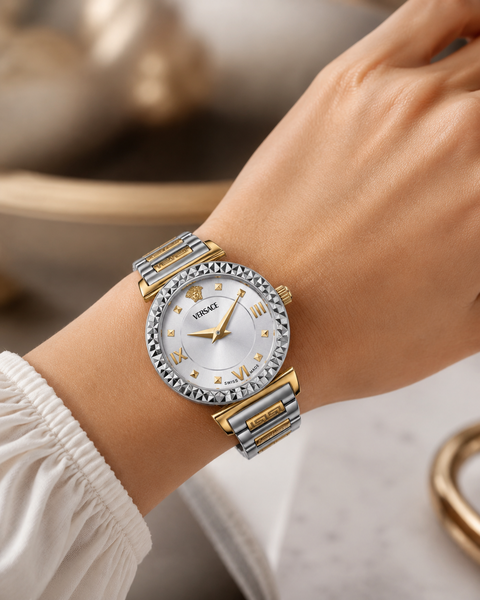 Versace Versace VEGFA0525 Mini Vanity dames horloge 27 mm
