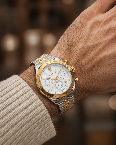 Versace Versace VEKIA0525 V-Sport Chrono heren horloge 44 mm