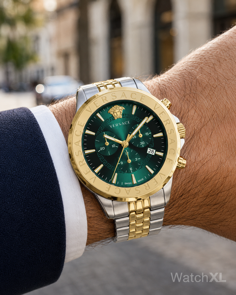 Versace Versace VEV602023 Chrono Signature heren horloge 44 mm