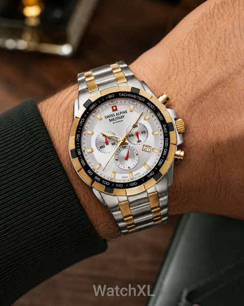 Swiss Alpine Military Swiss Alpine Military 7043.9142 Starfighter horloge 46 mm