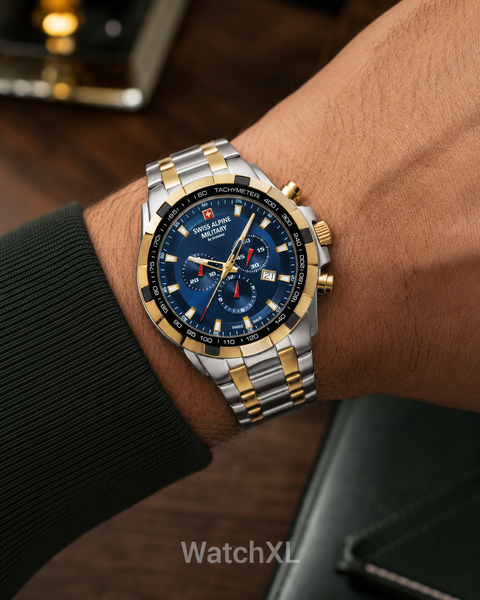 Swiss Alpine Military Swiss Alpine Military 7043.9145 Starfighter horloge 46 mm