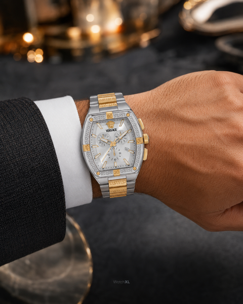 Versace Versace VESP00925 Sporty Tonneau Greca horloge 44 mm