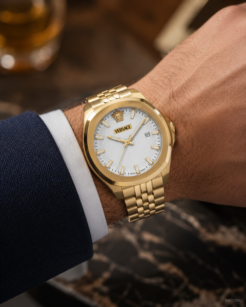 Versace Versace VEKKA0625 Versace Luxury heren horloge 42 mm