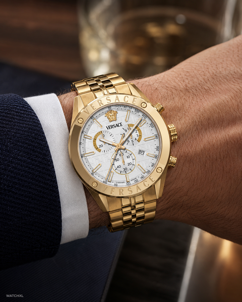 Versace Versace VEKJA0725 Athletics Chrono heren horloge 44 mm