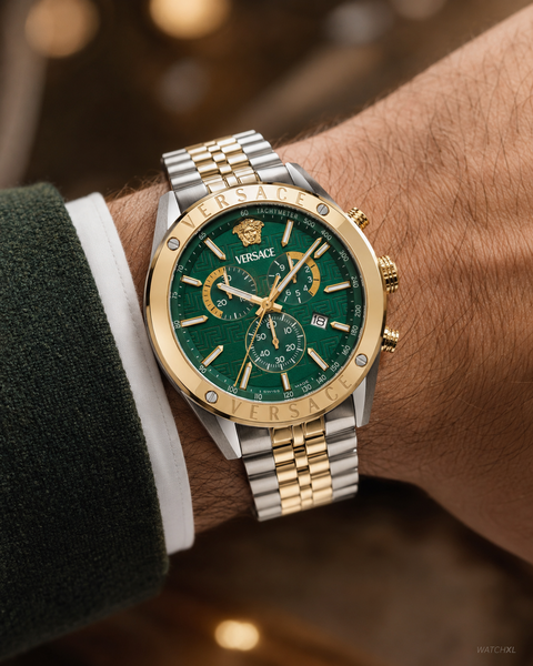 Versace Versace VEKJA0625 Athletics Chrono heren horloge 44 mm