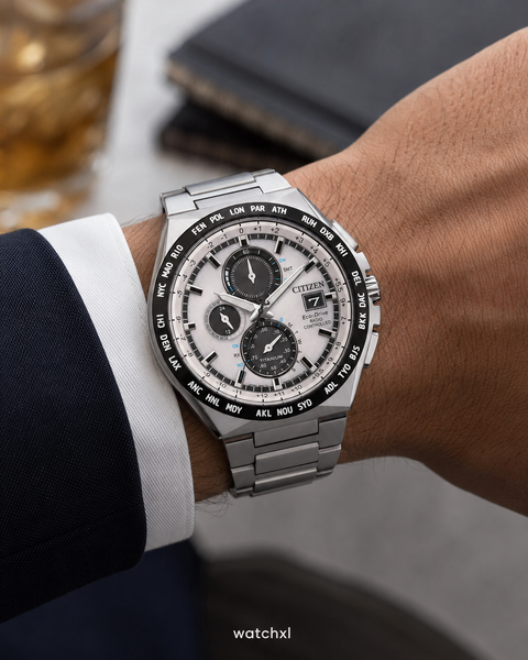Citizen Citizen AT8238-84A Radio Controlled Super Titanium horloge