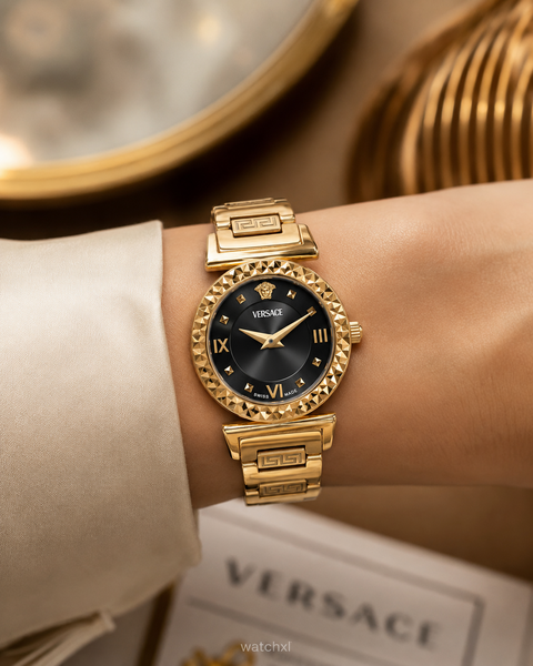 Versace Versace VEGFA0825 Mini Vanity dames horloge 27 mm