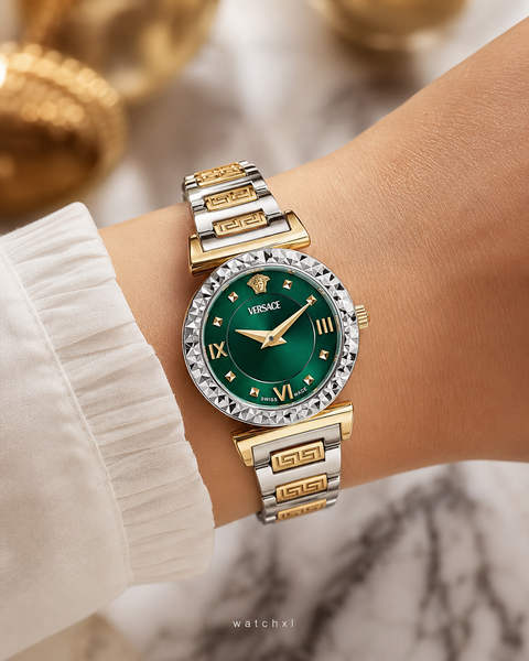 Versace Versace VEGFA0625 Mini Vanity dames horloge 27 mm