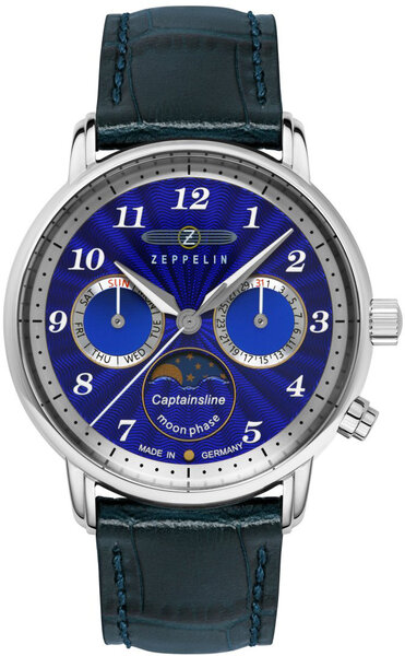 Zeppelin Zeppelin 8639-3 New Captain's Line horloge 36 mm