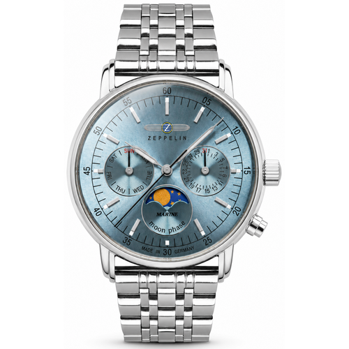 Zeppelin 8637M3 LZ 14 Marine horloge