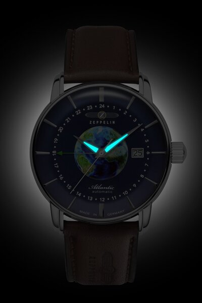 Zeppelin Zeppelin 8468-3 Atlantic automatisch horloge 42 mm