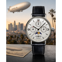 Zeppelin Zeppelin 8075-5 LZ 129 Hindenburg Mondphase horloge 36 mm