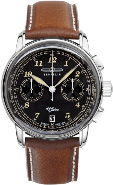 Zeppelin Zeppelin 7674-3 100 Jahre Zeppelin chronograaf horloge 42 mm