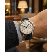 Zeppelin Zeppelin 7678-5 LZ 127 Graf Zeppelin chronograaf horloge 42 mm