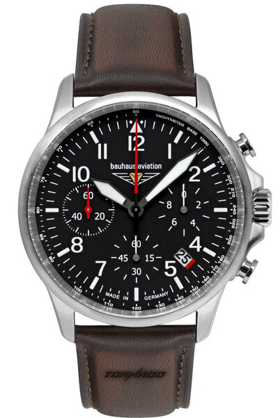 Bauhaus Bauhaus 2774-2 Aviation Tornado chronograaf horloge 42 mm