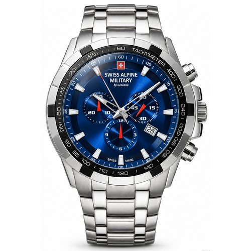 Swiss Alpine Military 7043.9235 heren horloge saffierglas