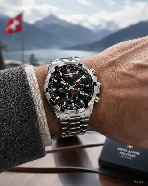 Swiss Alpine Military Swiss Alpine Military 7043.9137 heren horloge 46 mm