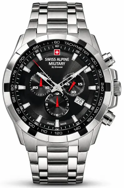Swiss Alpine Military Swiss Alpine Military 7043.9137 heren horloge 46 mm