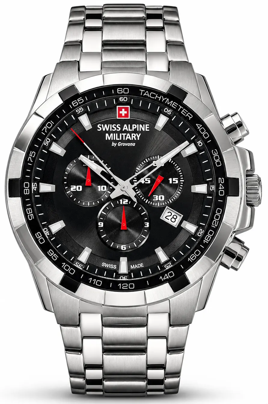 Swiss Alpine Military 7043.9137 heren horloge 46 mm | WatchXL