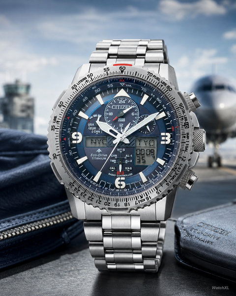 Citizen Citizen JY8100-80L Promaster Sky Radio Controlled Eco-Drive horloge