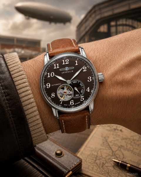 Zeppelin Zeppelin 7666-4 LZ 127 Graf Zeppelin automatisch horloge 40 mm