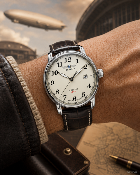 Zeppelin Zeppelin 7656-5 LZ 127 Graf Zeppelin automatisch horloge 40 mm