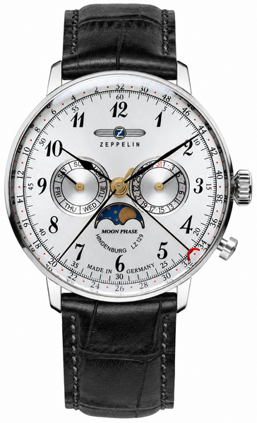 Zeppelin Zeppelin 7036-1 LZ 129 Hindenburg Mondphase horloge 40 mm
