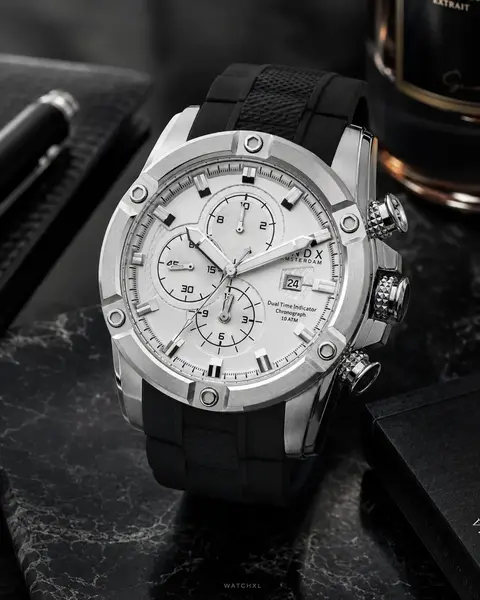 VNDX Amsterdam VNDX Young Rebel Big Boy Silver White LS33047-02 horloge