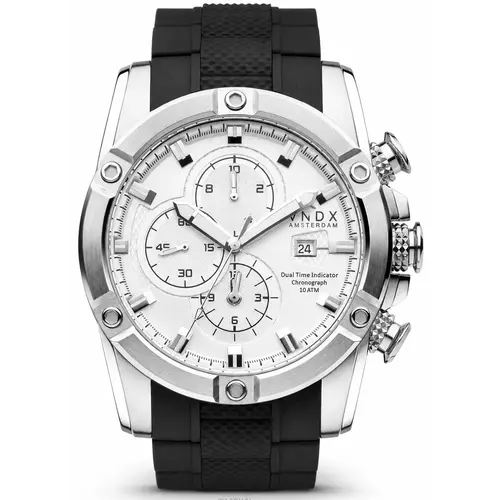 VNDX Young Rebel Big Boy Silver White LS33047-02 horloge