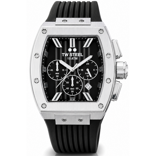 TW Steel TWTO1 Tonneau chronograaf horloge 42 mm