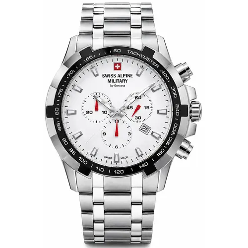 Swiss Alpine Military 7043.9132 heren horloge 46 mm