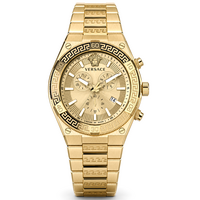 Versace Versace VESO01424 Sporty Greca chronograaf horloge 46 mm