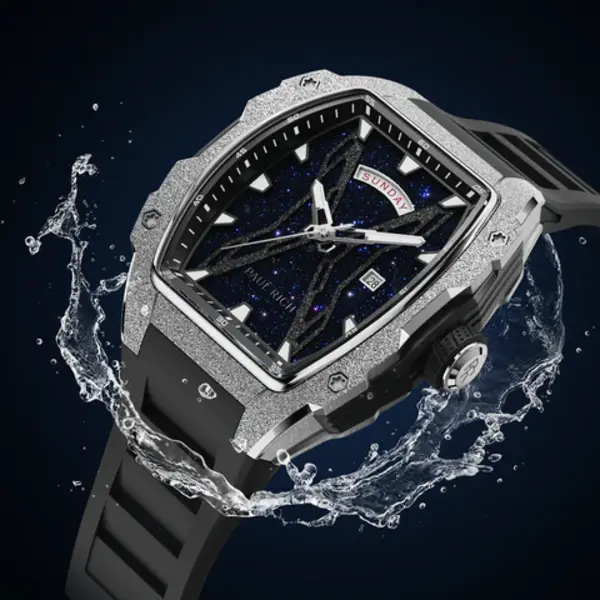 Paul Rich Paul Rich Astro Day & Date Abyss Silver FAS12 horloge DEMO