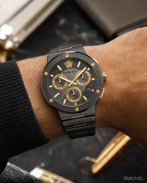 Versace Versace VEZ900521 Greca Logo herenhorloge 43 mm