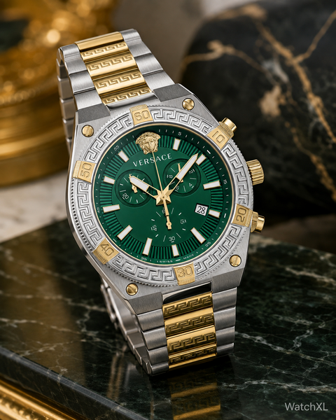Versace Versace VESO00622 Sporty Greca horloge 46 mm