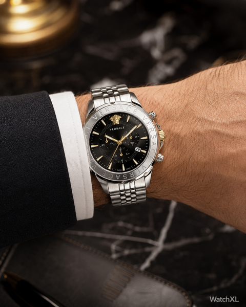 Versace Versace VEV601523 Chrono Signature heren horloge 44 mm