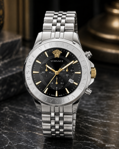Versace Versace VEV601523 Chrono Signature heren horloge 44 mm