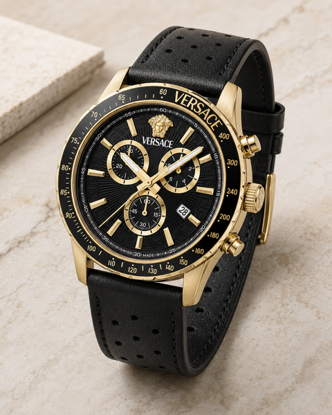 Versace Versace VEZCA0224 Sport Chrono herenhorloge 44 mm