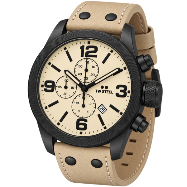 TW Steel TW Steel TW CS117 New Canteen Chronograaf herenhorloge 45 mm