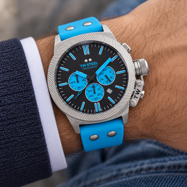 TW Steel TW Steel TW CS131 New Canteen Chronograaf herenhorloge 45 mm