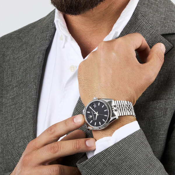 Maserati Maserati R8853151026 Attrazione herenhorloge 43 mm