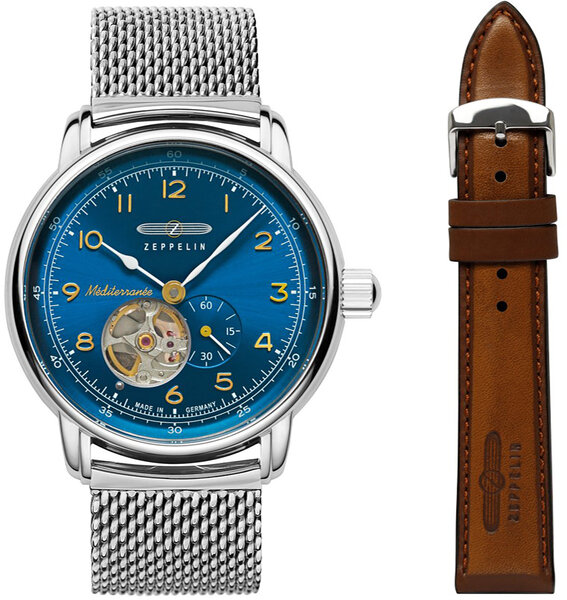 Zeppelin Zeppelin 9666M-3-SET Méditerranée automatisch horloge met extra band