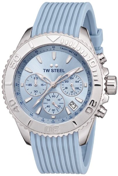 TW Steel TW Steel TWVA9 Vanceur Diver Ice Blue chronograaf horloge