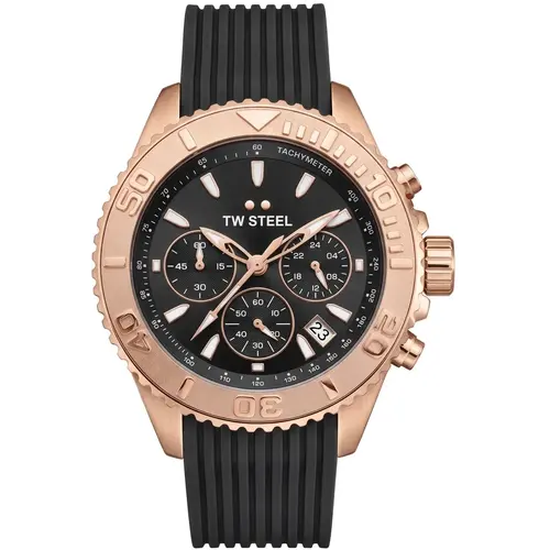 TW Steel TWVA11 Vanceur Diver Rose Noir horloge