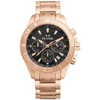 TW Steel TW Steel TWVA12 Vanceur Diver Rose Noir chronograaf horloge