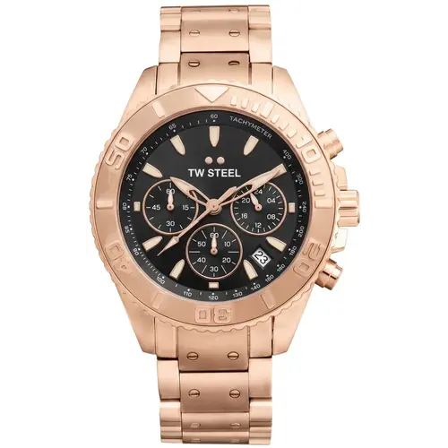 TW Steel TWVA12 Vanceur Diver Rose Noir horloge