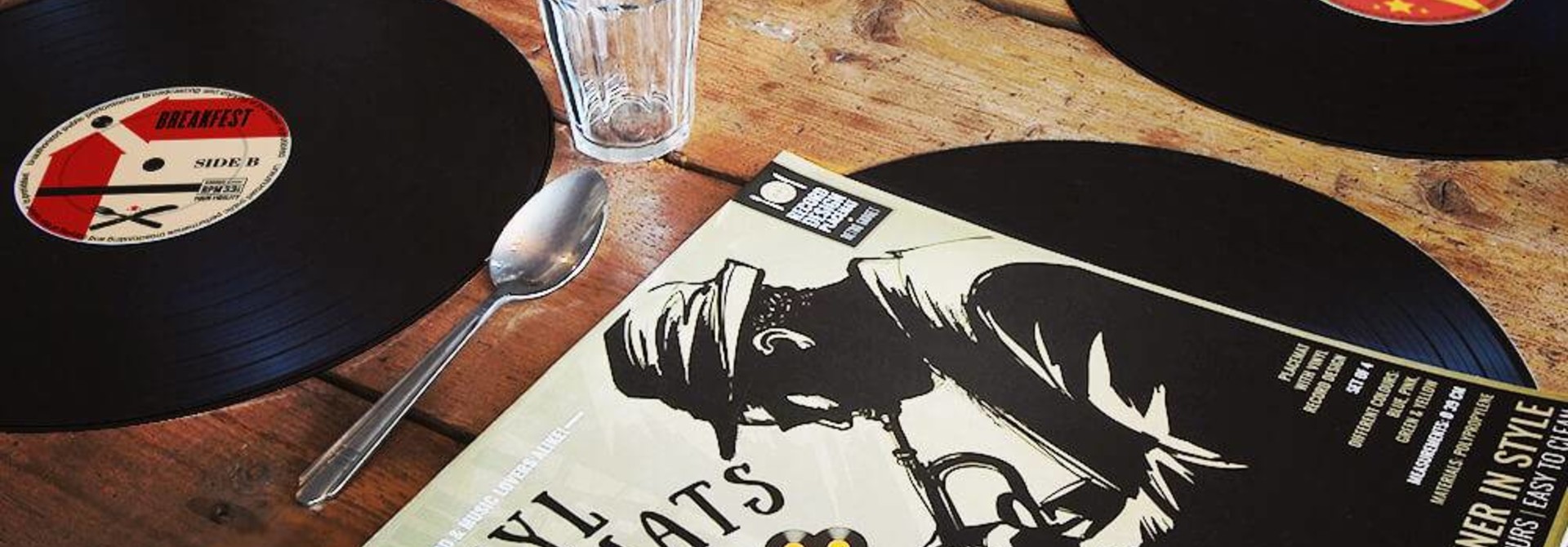 Placemats retro vinyl