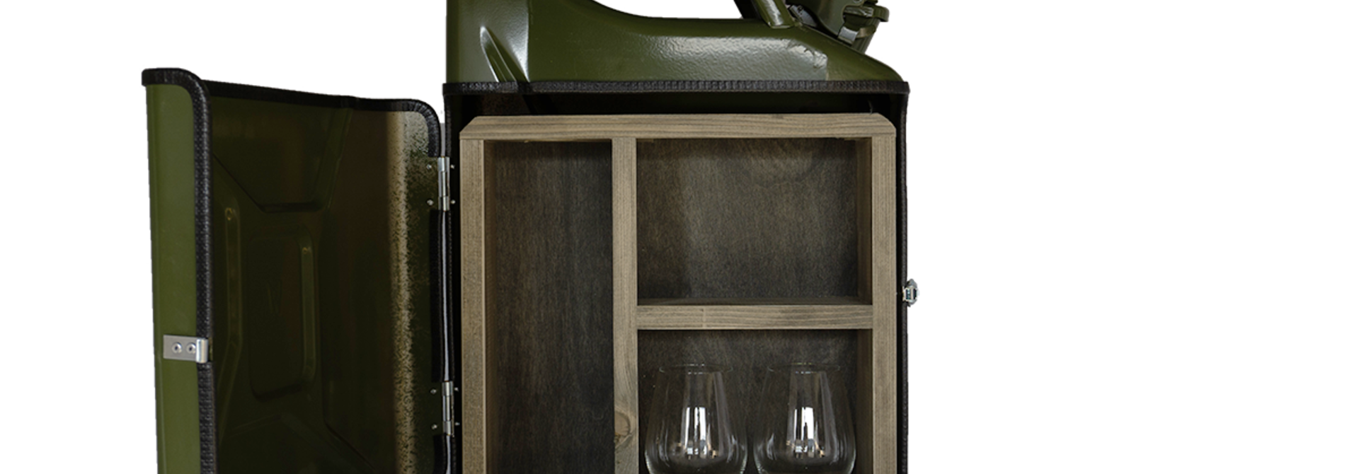 Jerrycan gin bar green