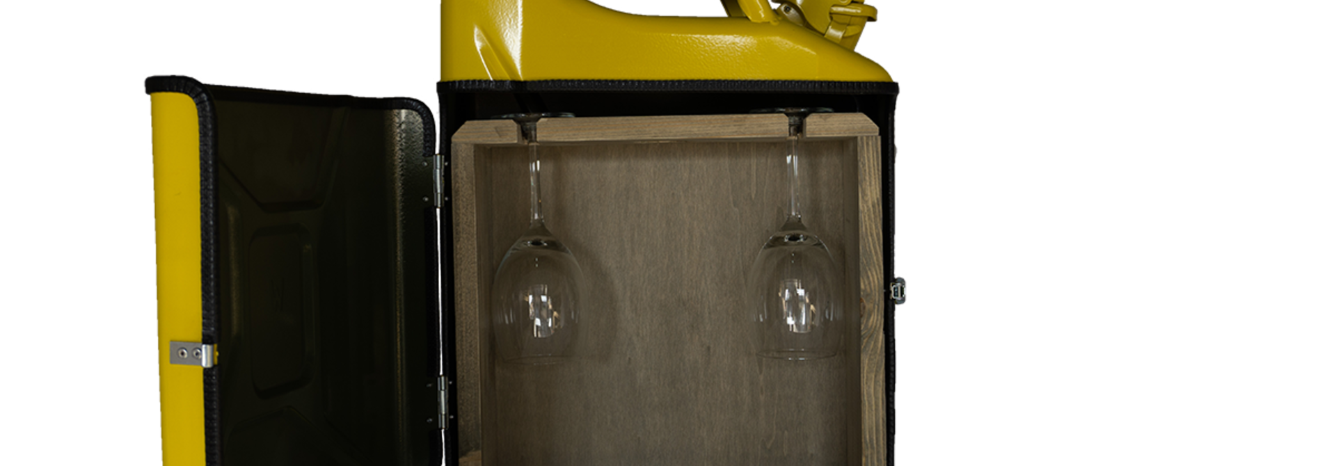 Jerrycan wijn bar geel
